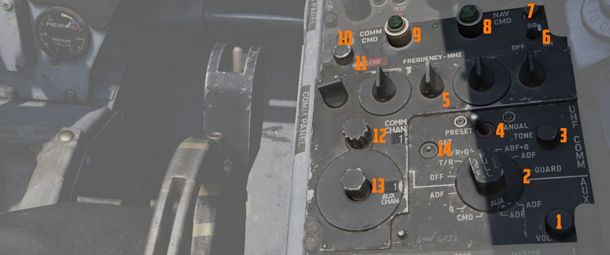 pilot_uhf_control_panel