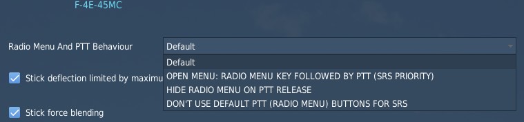 Radio Menu